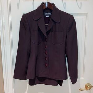 Petite jacket and skirt suit. Sunny Names.